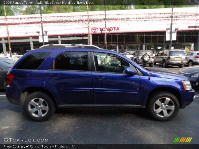 Blue Streak Metallic / Ebony Black 2006 Pontiac Torrent AWD