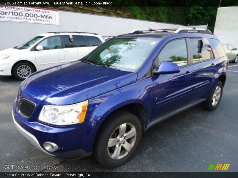 Blue Streak Metallic / Ebony Black 2006 Pontiac Torrent AWD