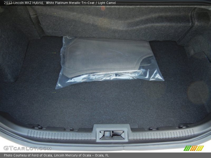 White Platinum Metallic Tri-Coat / Light Camel 2012 Lincoln MKZ Hybrid