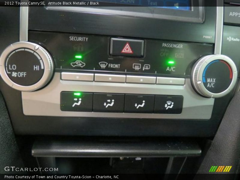 Attitude Black Metallic / Black 2012 Toyota Camry SE