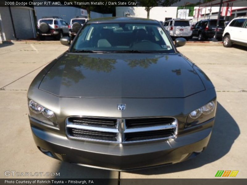 Dark Titanium Metallic / Dark Slate Gray 2008 Dodge Charger R/T AWD