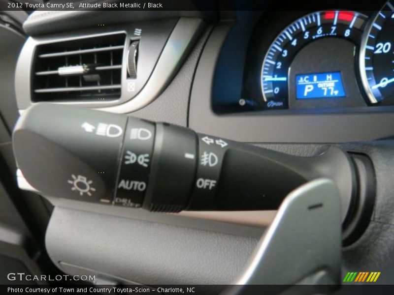 Attitude Black Metallic / Black 2012 Toyota Camry SE