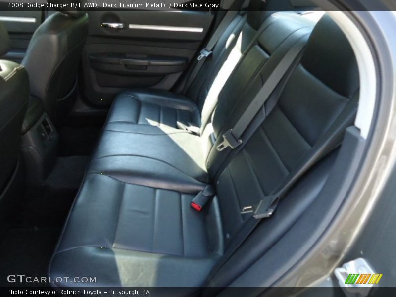 Dark Titanium Metallic / Dark Slate Gray 2008 Dodge Charger R/T AWD