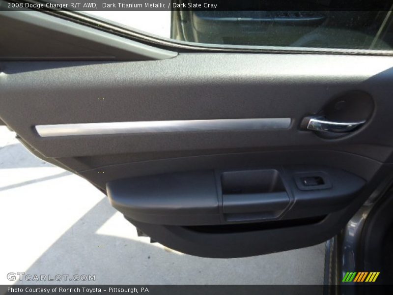 Dark Titanium Metallic / Dark Slate Gray 2008 Dodge Charger R/T AWD