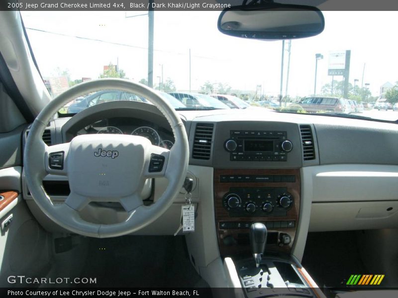 Black / Dark Khaki/Light Graystone 2005 Jeep Grand Cherokee Limited 4x4