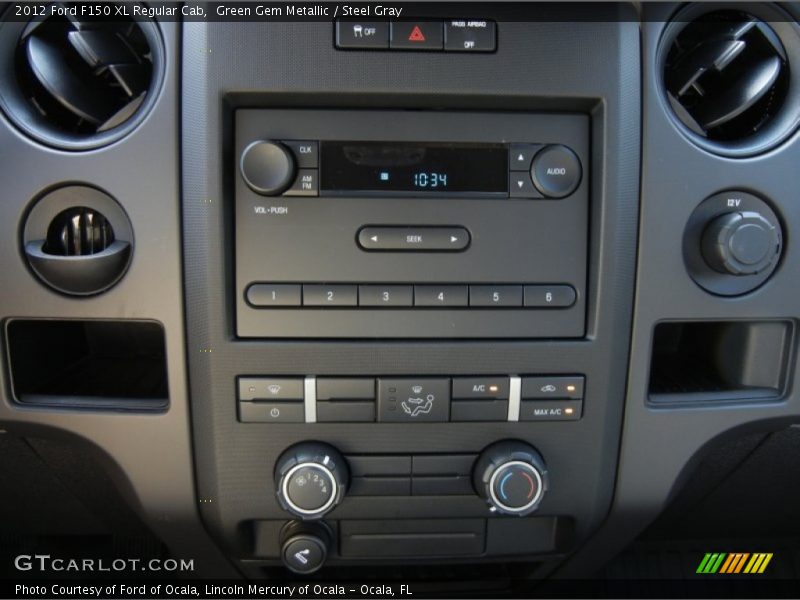 Green Gem Metallic / Steel Gray 2012 Ford F150 XL Regular Cab