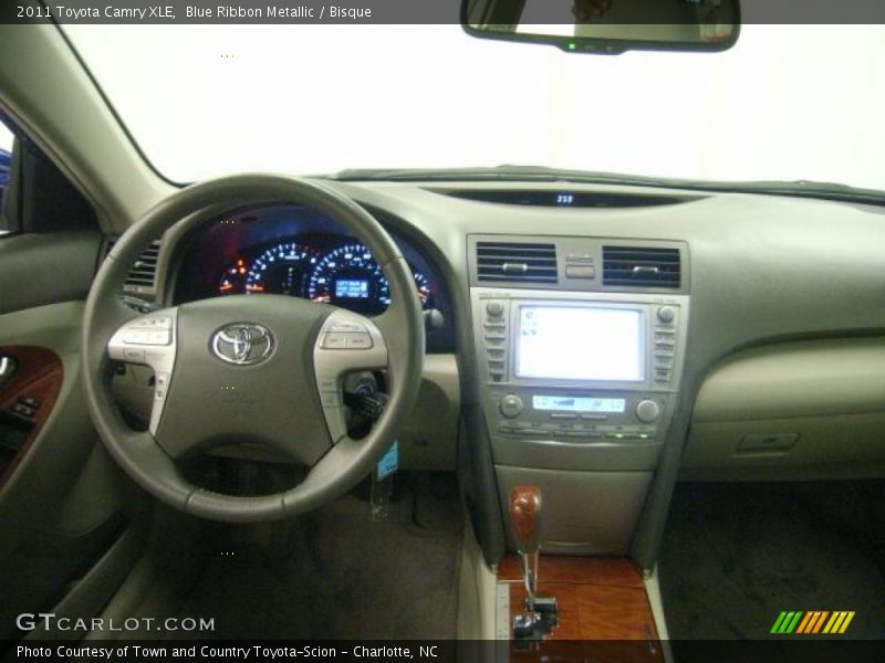 Blue Ribbon Metallic / Bisque 2011 Toyota Camry XLE