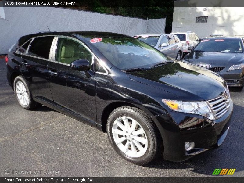Black / Ivory 2009 Toyota Venza AWD