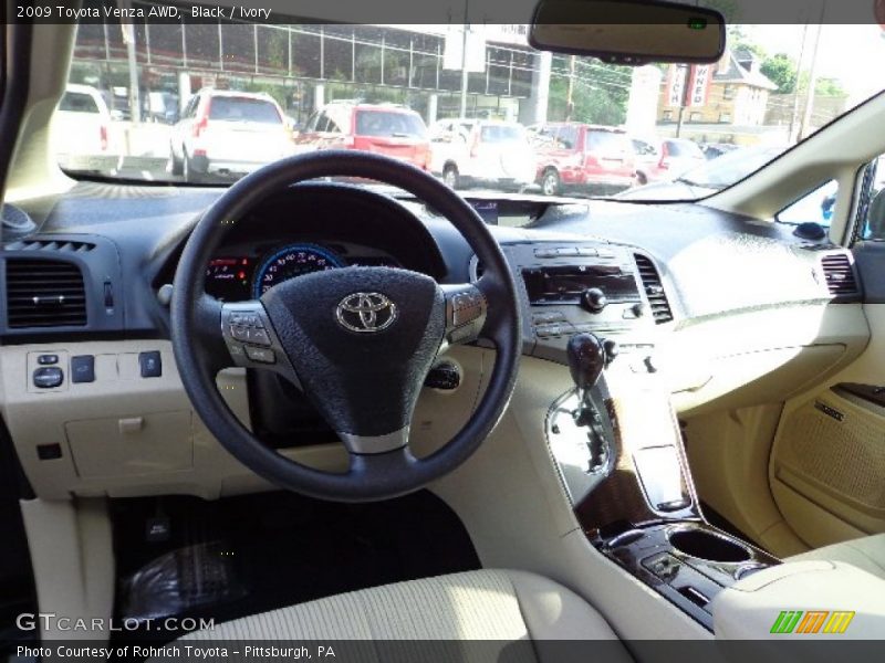 Black / Ivory 2009 Toyota Venza AWD
