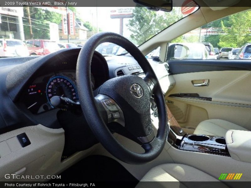 Black / Ivory 2009 Toyota Venza AWD
