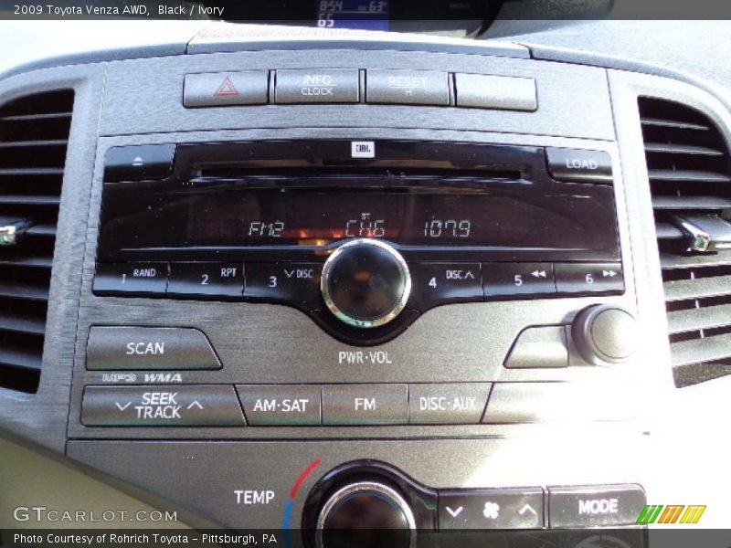 Black / Ivory 2009 Toyota Venza AWD