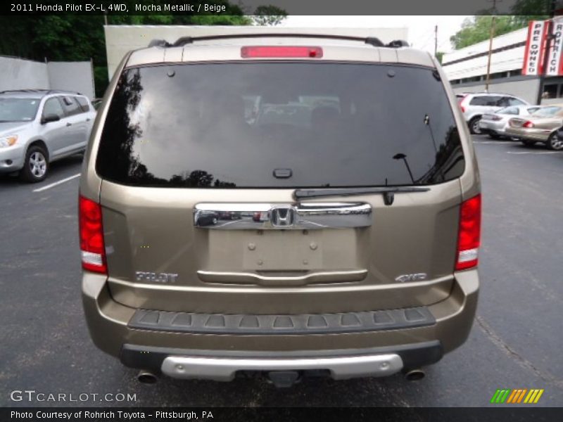 Mocha Metallic / Beige 2011 Honda Pilot EX-L 4WD