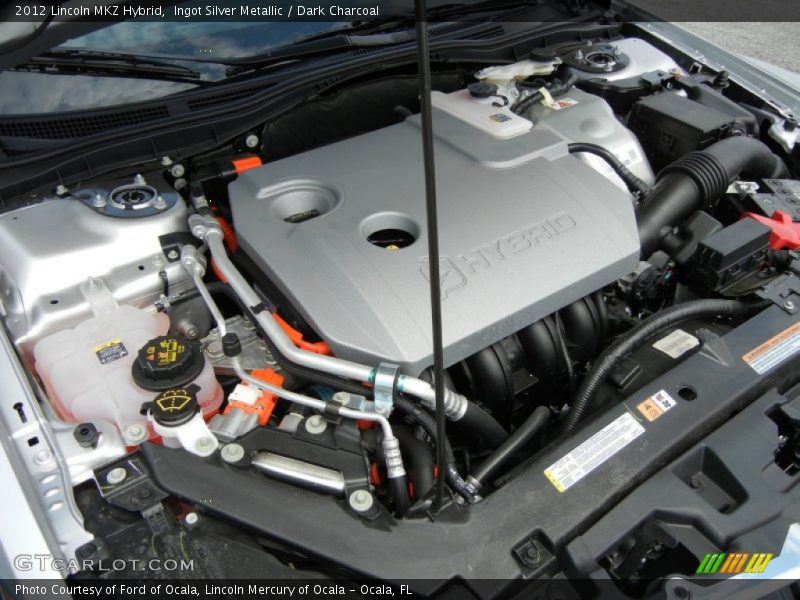 Ingot Silver Metallic / Dark Charcoal 2012 Lincoln MKZ Hybrid