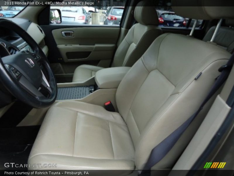 Mocha Metallic / Beige 2011 Honda Pilot EX-L 4WD