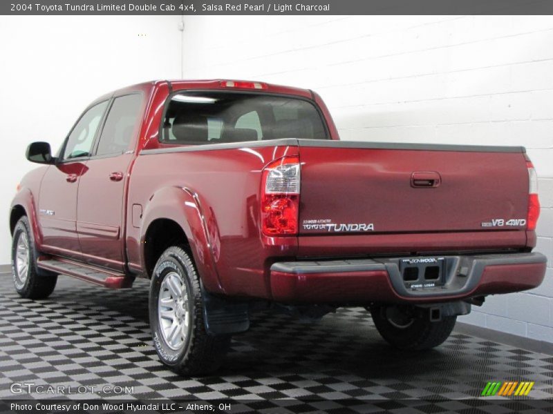 Salsa Red Pearl / Light Charcoal 2004 Toyota Tundra Limited Double Cab 4x4