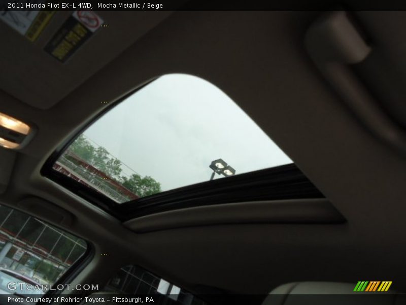 Mocha Metallic / Beige 2011 Honda Pilot EX-L 4WD