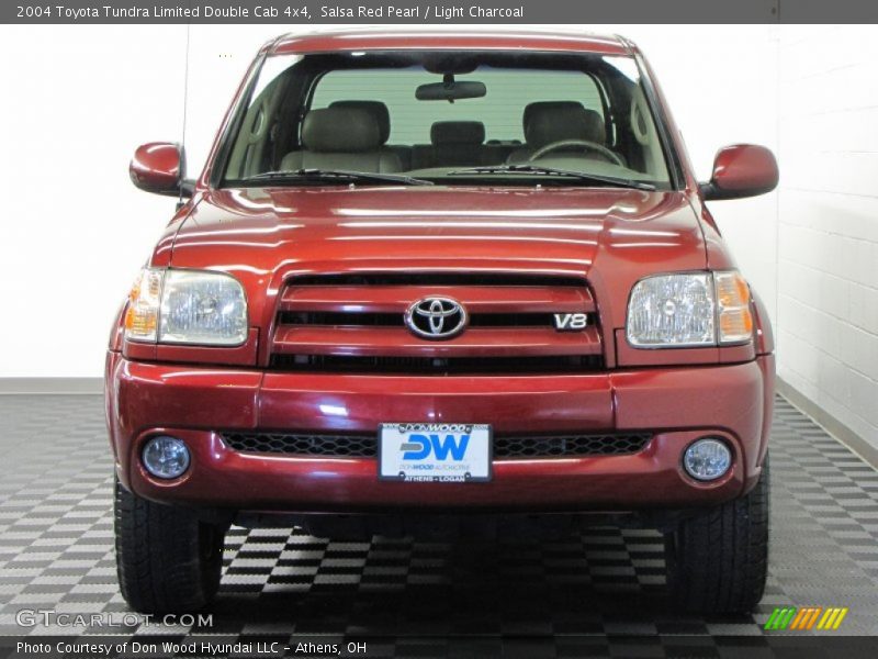 Salsa Red Pearl / Light Charcoal 2004 Toyota Tundra Limited Double Cab 4x4