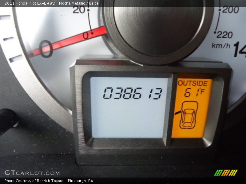 Mocha Metallic / Beige 2011 Honda Pilot EX-L 4WD