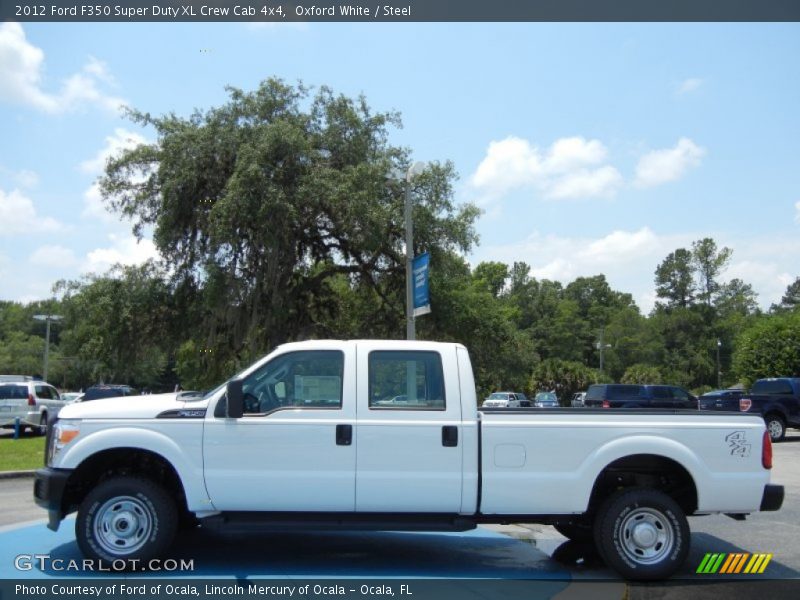 Oxford White / Steel 2012 Ford F350 Super Duty XL Crew Cab 4x4