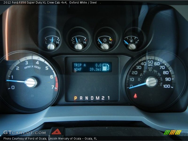  2012 F350 Super Duty XL Crew Cab 4x4 XL Crew Cab 4x4 Gauges