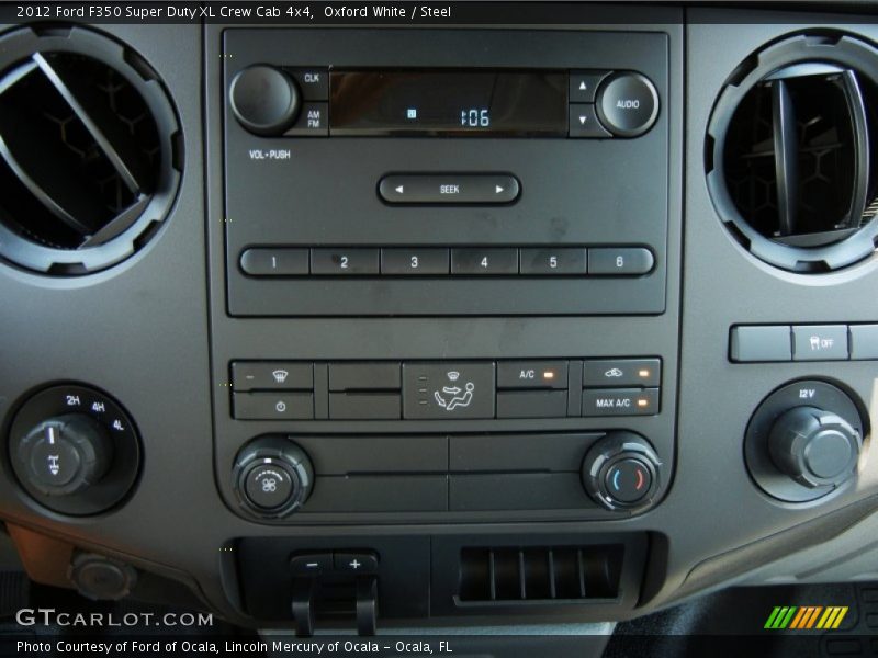 Controls of 2012 F350 Super Duty XL Crew Cab 4x4