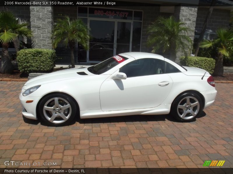 Alabaster White / Beige 2006 Mercedes-Benz SLK 350 Roadster