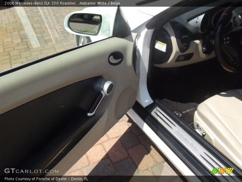 Alabaster White / Beige 2006 Mercedes-Benz SLK 350 Roadster