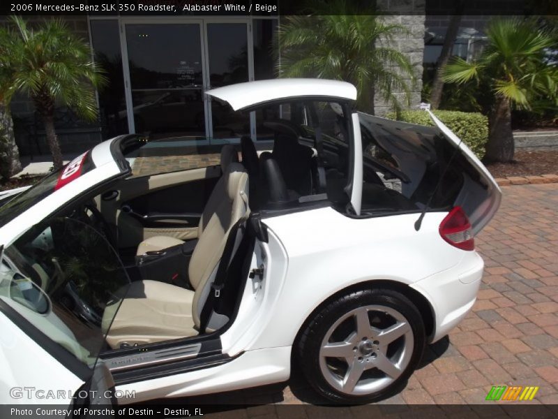 Alabaster White / Beige 2006 Mercedes-Benz SLK 350 Roadster