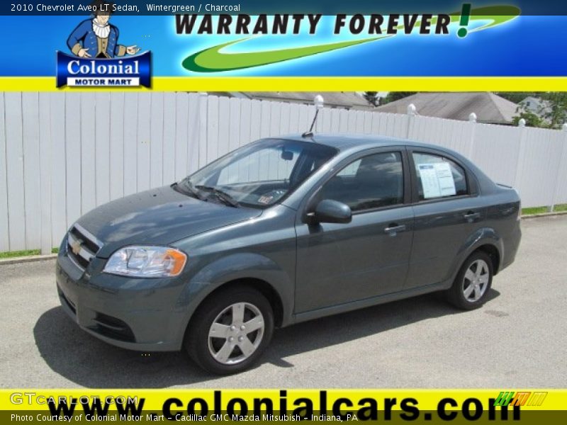 Wintergreen / Charcoal 2010 Chevrolet Aveo LT Sedan