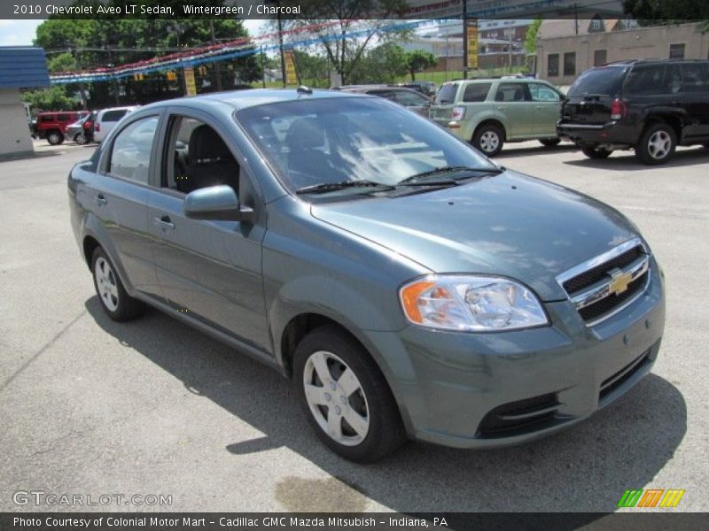 Wintergreen / Charcoal 2010 Chevrolet Aveo LT Sedan