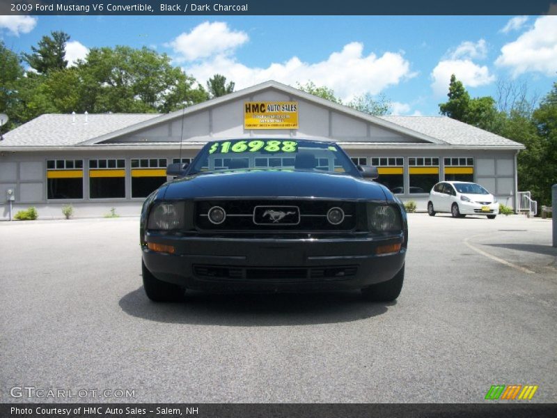 Black / Dark Charcoal 2009 Ford Mustang V6 Convertible
