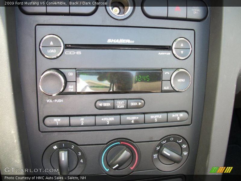 Black / Dark Charcoal 2009 Ford Mustang V6 Convertible