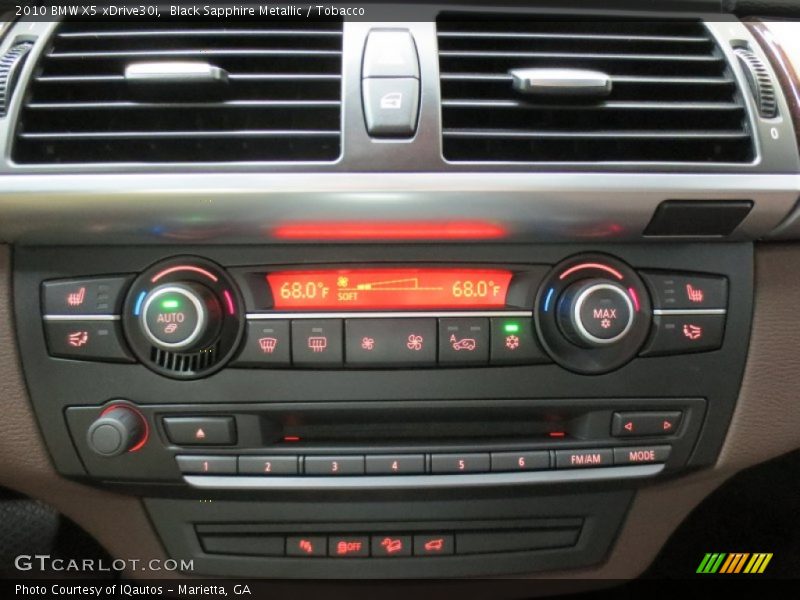 Black Sapphire Metallic / Tobacco 2010 BMW X5 xDrive30i