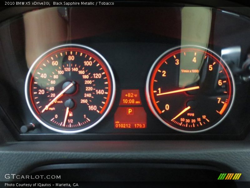 Black Sapphire Metallic / Tobacco 2010 BMW X5 xDrive30i