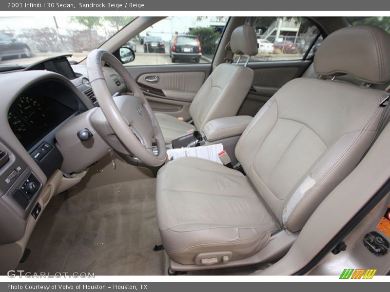 Sandrock Beige / Beige 2001 Infiniti I 30 Sedan
