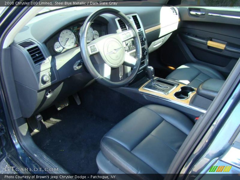 Steel Blue Metallic / Dark Slate Gray 2008 Chrysler 300 Limited