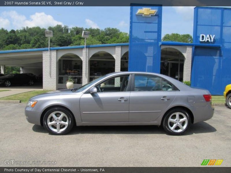 Steel Gray / Gray 2007 Hyundai Sonata SE V6