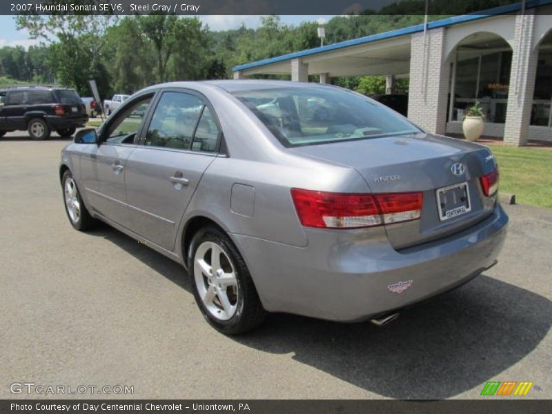 Steel Gray / Gray 2007 Hyundai Sonata SE V6