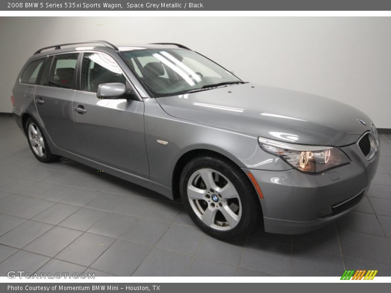 Space Grey Metallic / Black 2008 BMW 5 Series 535xi Sports Wagon