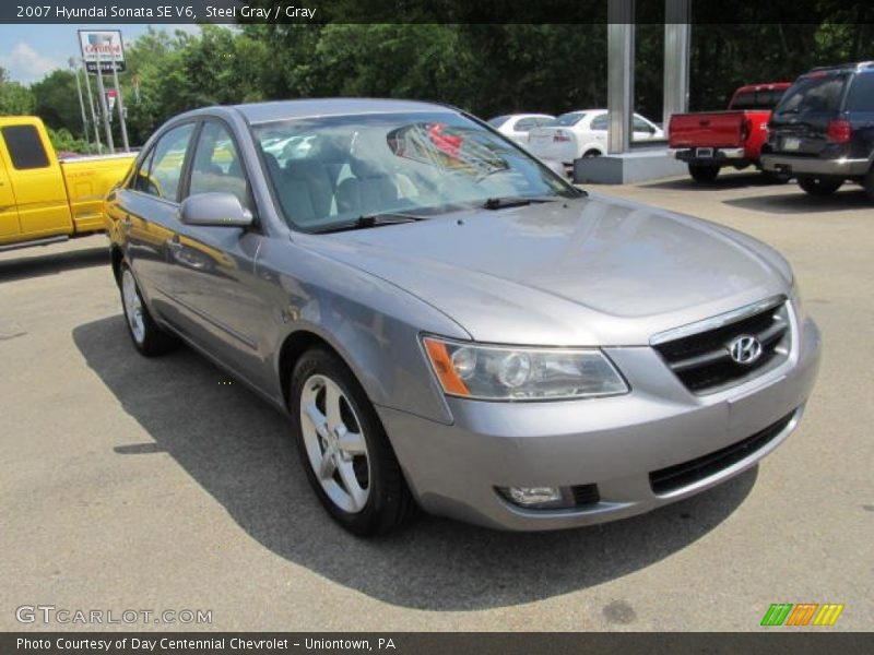 Front 3/4 View of 2007 Sonata SE V6