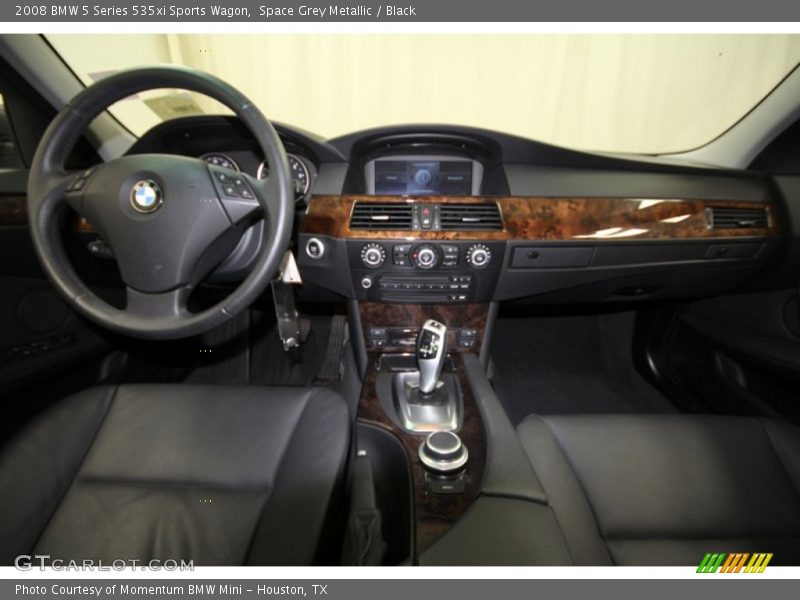 Space Grey Metallic / Black 2008 BMW 5 Series 535xi Sports Wagon