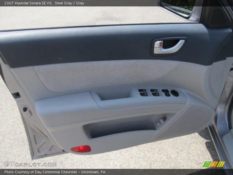 Steel Gray / Gray 2007 Hyundai Sonata SE V6