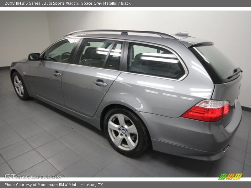 Space Grey Metallic / Black 2008 BMW 5 Series 535xi Sports Wagon