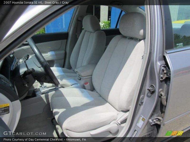 Front Seat of 2007 Sonata SE V6