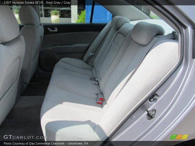 Rear Seat of 2007 Sonata SE V6