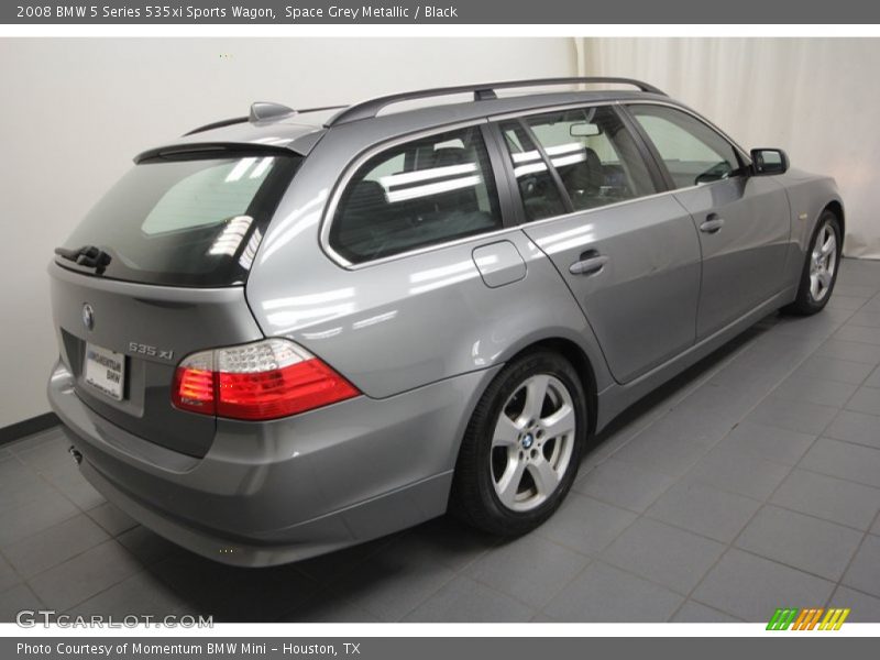 Space Grey Metallic / Black 2008 BMW 5 Series 535xi Sports Wagon