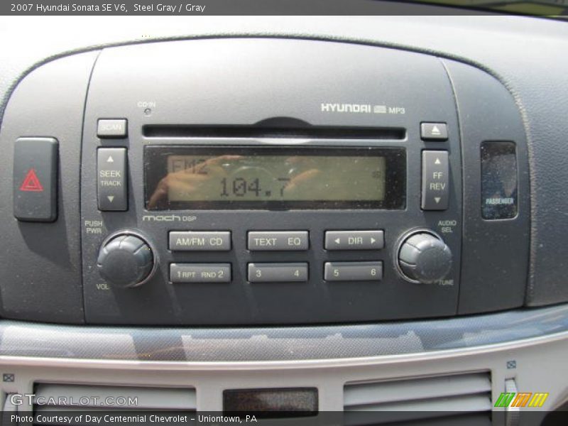 Audio System of 2007 Sonata SE V6