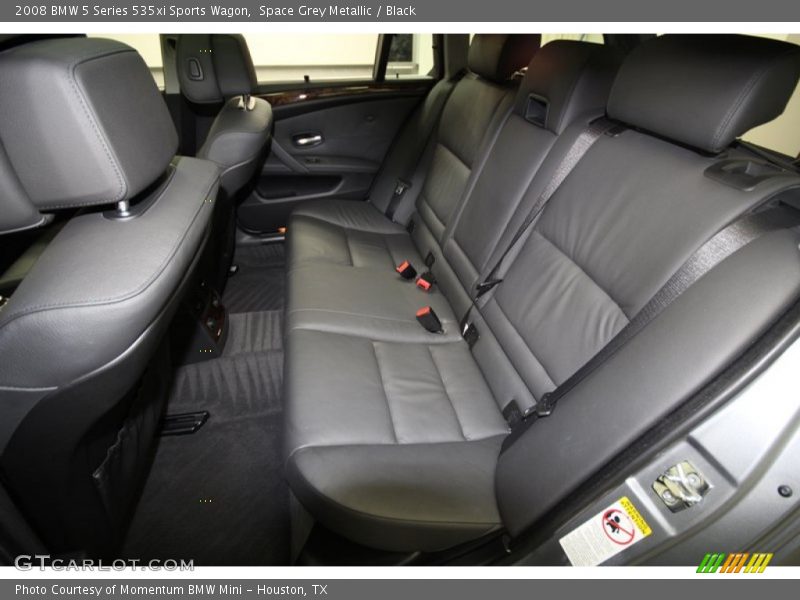 Space Grey Metallic / Black 2008 BMW 5 Series 535xi Sports Wagon