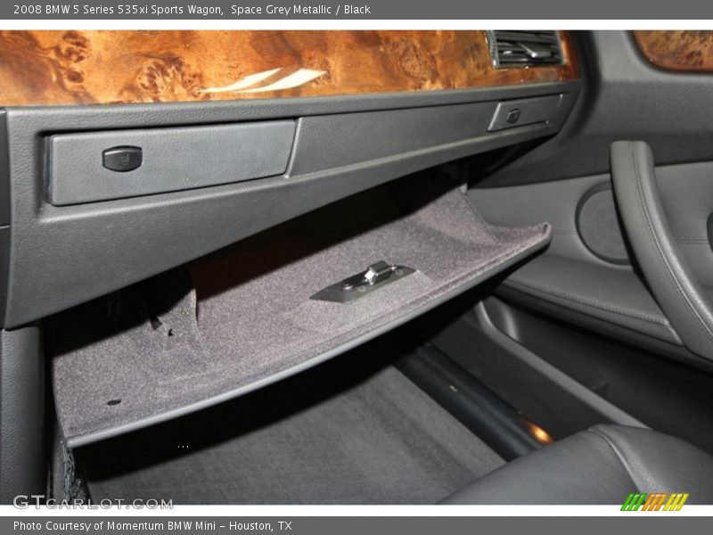 Space Grey Metallic / Black 2008 BMW 5 Series 535xi Sports Wagon