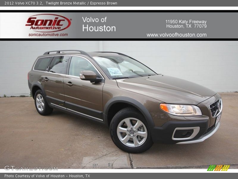 Twilight Bronze Metallic / Espresso Brown 2012 Volvo XC70 3.2